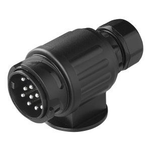 stecher cu 13 pini pentru caravana cu placa de blocare