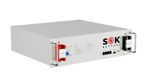 ACUMULATOR LIFEPO4 SOK SK48V100N, 51.2V/100AH, BMS100A, BLUETOOTH + AUTO-INCALZIRE, 5.12KWH - Img 4