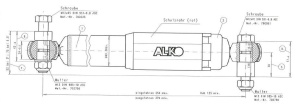 Amortizor pentru remorci auto AL-KO Octagon rosu 1800 - 3500 kg - Img 6