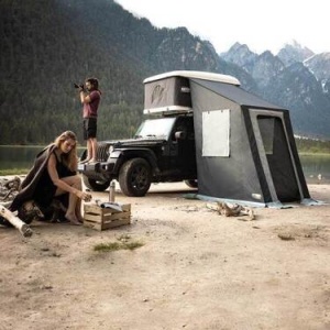 Cabina de schimbare pentru SUV MAGGIOLINA H 171 - 185 cm Vestiar pentru cort de acoperis MAGGIOLINA pentru inaltimea vehiculului 171 - 185 cm - Img 4