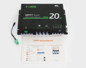 Controler/Regulator Incarcare Solara WIN2075-K, Bluetooth inclus, 75V/20A, 12V/24V - Img 3