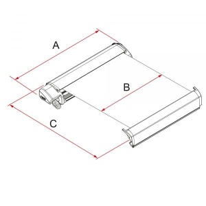 Copertina Fiammastore F80, alb polar, 370 cm - Img 5