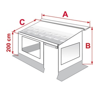 Cort marchiza Privacy Room si CS Light XL - Img 3