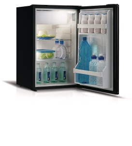 Frigider cu compresor Vitrifrigo 51 l + 3,6 l, negru, 40 W.
