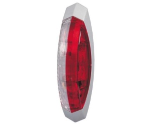Lampa gabarit rosu alb dreapta gri, 122,2x39,2x28,6mm