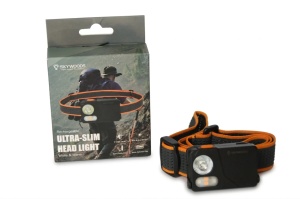 LANTERNA DE CAP FRONTALA CU LED REINCARCABILA, 300 LUMENI, MODEL ULTRA-SLIM, SKYWOODS L60A81 - Img 3