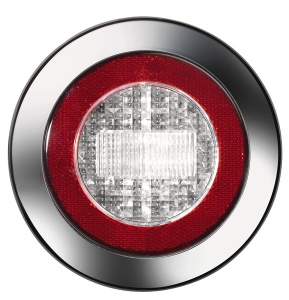 Lumina inversa LED cu reflector 12V 3W clar IP67, cablu de 500 mm