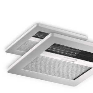 MICRO HEKI 280 x 280 mm Grila de acoperis pentru toalete