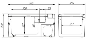 Răcitor cu compresor STYLE'N'COOL 20L Ladă frigorifică compactă cu design modern - Img 5