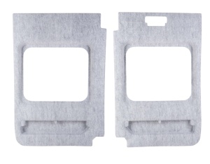 Set ornamente usi spate 2 piese, gri deschis Fiat