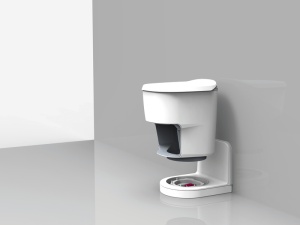 Toaleta mobila fara apa cu saci sigilati termic si adaptor L
