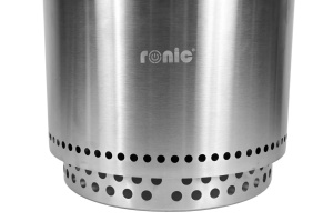 Vatră de foc din Inox 304 cu Stand, Husă de transport si Capac Inox – Ø50 cm - Img 3