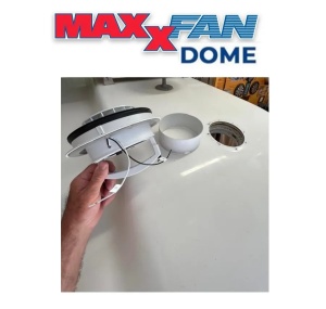 Ventilator 12 V MaxxFan Dome – capac alb - Img 6