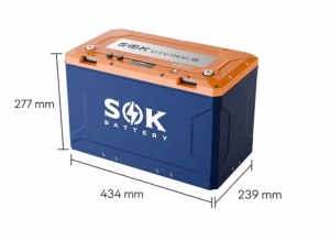 ACUMULATOR LIFEPO4 12.8V/314AH, SOK SK12V314PH, CU BLUETOOTH SI AUTO-INCALZIRE, COMUNICARE CAN CU SISTEME VICTRON - Img 6