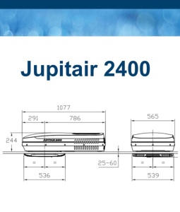 Aer conditionat plafon Jupitair 2400 cu pompa de caldura - Img 8