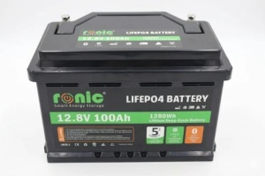 Baterie/Acumulator LiFePO4 DESIGN UNDERSEAT, 12.8V 100Ah, functie Bluetooth si LTCP, model RONIC HX12100D-100 - Img 2