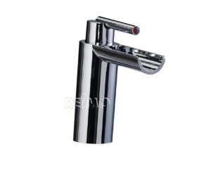 Baterie monocomandata ceramica Cascada crom, cu intrerupator