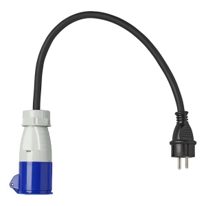 Cablu adaptor 40cm 3x1,5mm ² de la priza Schuko la CEE - Img 4