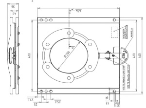 Consola pivotanta pentru Ducato tip 250 290 si modele identice - partea sofer si pasager - Img 2