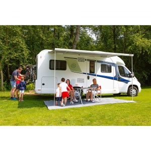 Copertina Fiammastore F45, carcasa alb polar, panza cenusiu regal, 448 cm