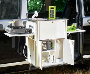 Piesa REIMO Easy-Kitchen pentru VW T6 T5 MB Vito - instalare pe dreapta - alb lucios - Img 2