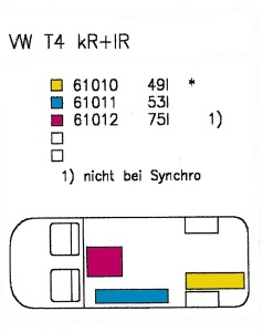Rezervor de apa VW T4 in pardoseala, 32 litri - Img 2