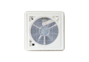 Trapa de acoperis cu manivela si ventilator de 12 volti + termostat 40x40cm - Img 3