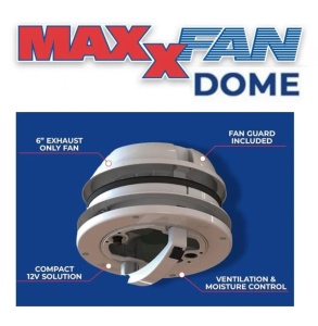 Ventilator 12 V MaxxFan Dome – capac alb - Img 3