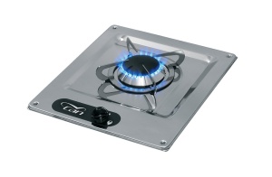 Aragaz cu 1 arzator, otel inoxidabil L32 x W28,5 x H4 + 9cm