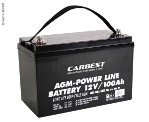 Baterie Carbest AGM 100Ah 330x171x220mm