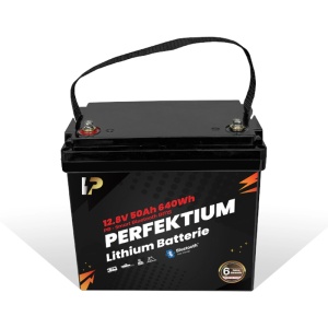 Baterie Litiu 50Ah 12V LiFePO4 Smart BMS Bluetooth Perfectium