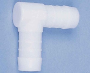 Conector pentru furtun L, 25 mm, 2 bucati