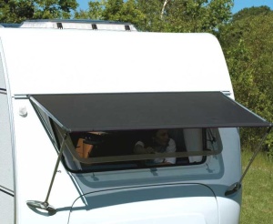 Copertina cu fereastra pentru caravana Isabella lata de 215 cm