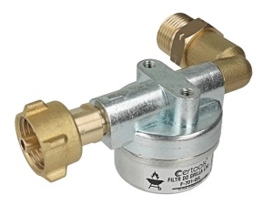 FILTRU GAZ CERTOOLS F-701-W1 PT. BUTELIE GRATAR CAMPING (CU COT LA 90 GRADE PE STANGA)