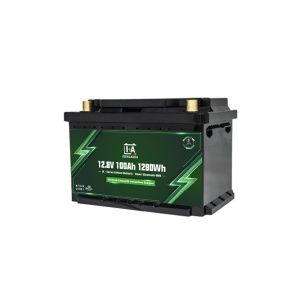Idealakku Baterie litiu seria IA LiFePO4 12V 100Ah MINI BMS inteligent cu Bluetooth Baterie pentru rulotă sub scaun - Img 3