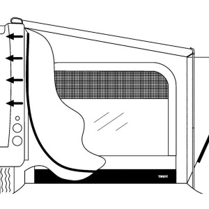 Kit de tensionare laterala Thule QuickFit - Img 2
