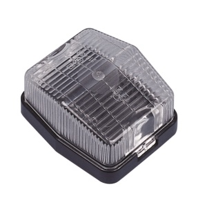 Lampa de pozitie fata 12V cu baza neagra, L71 x H61 x D37 mm