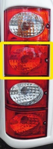 Lampa spate frana