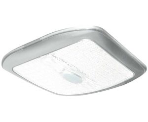 LED 12V lumina patrata argintie, 177x177x20mm