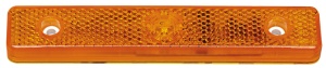 Lumina laterala LED, 12V 0.6W, galben, cablu de 250 mm, IP67