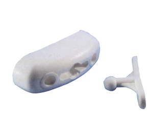 Opritor usa din plastic (alb)