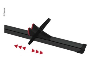 sina pentru biciclete Rail Premium 139 cm, negru