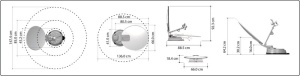 Sistem satelit Travelsat 2 Twin, 80 cm cu Bluetooth si Skew - Img 5