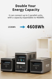 Statie portabila curent, 1800W (1536 Wh), LiFePO4, model EP1800 - Img 3
