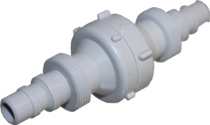 Supapa de sens cu duza filetata 10mm 12mm racord furtun