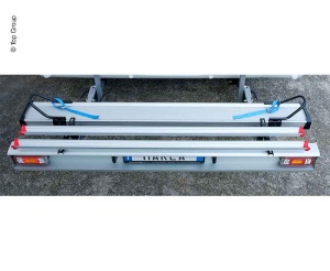 Suport motociclete MAREA pentru 1 scuter motocicleta si 2 biciclete