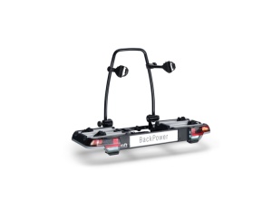 Suport pentru biciclete BackPower pentru carlig de remorcare cu spatiu pentru 2 biciclete