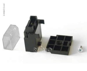 Suport siguranta auto 6,3x0,8mm pentru conectare prin cablu (suport stecher plat) - Img 2