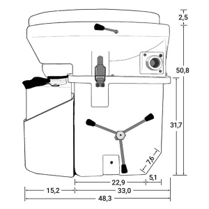 Toaletă de camping cu compost Nature's Head și mâner tip păianjen Toaletă de compostare pentru camping cu mâner tip păianjen - Img 10