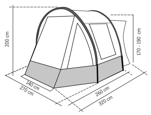 Tour Compact 2 - cort tunel pentru mini rulote si autoutilitare - Img 3